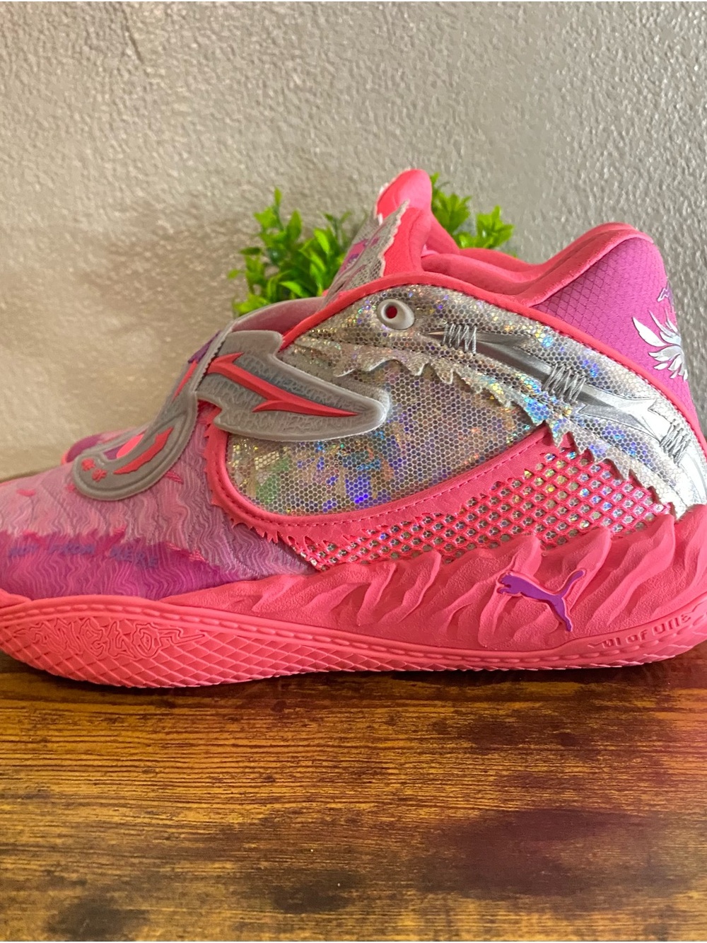 Puma x Melo Pink Holographic Sneaker